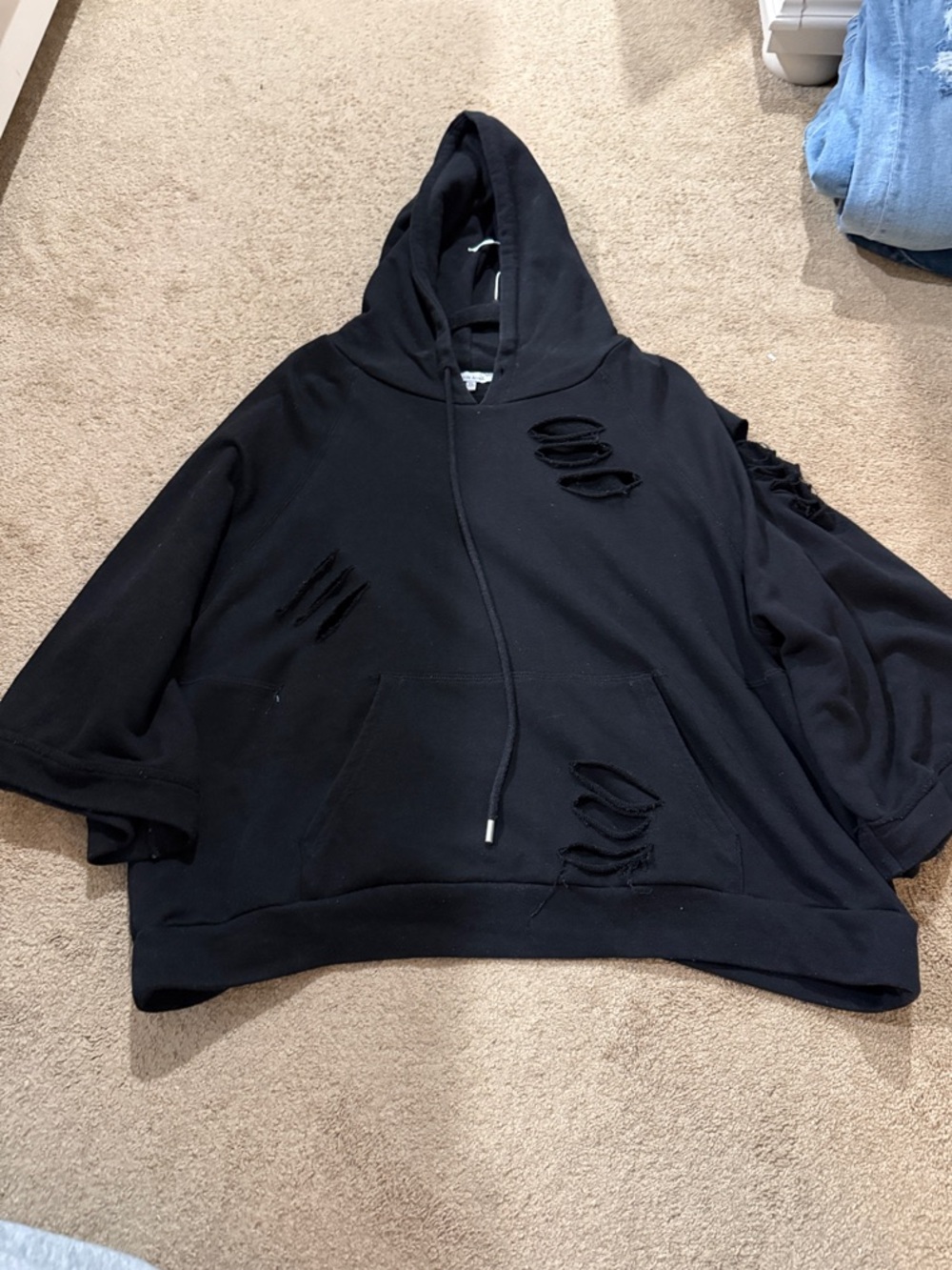 white birch Black Pullover Hoodie